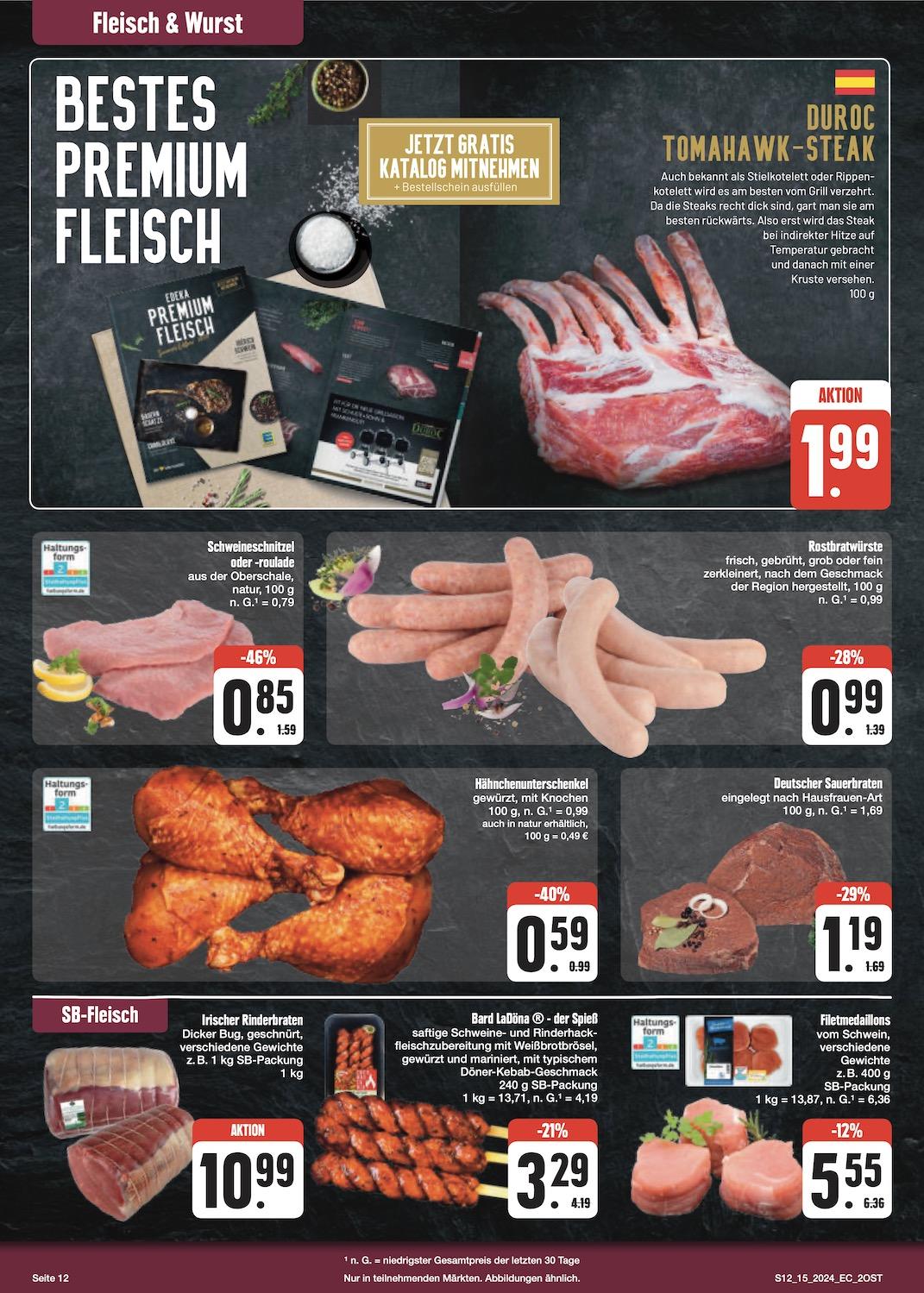 Edeka Prospekt ab Montag - Sachsen Seite 12
