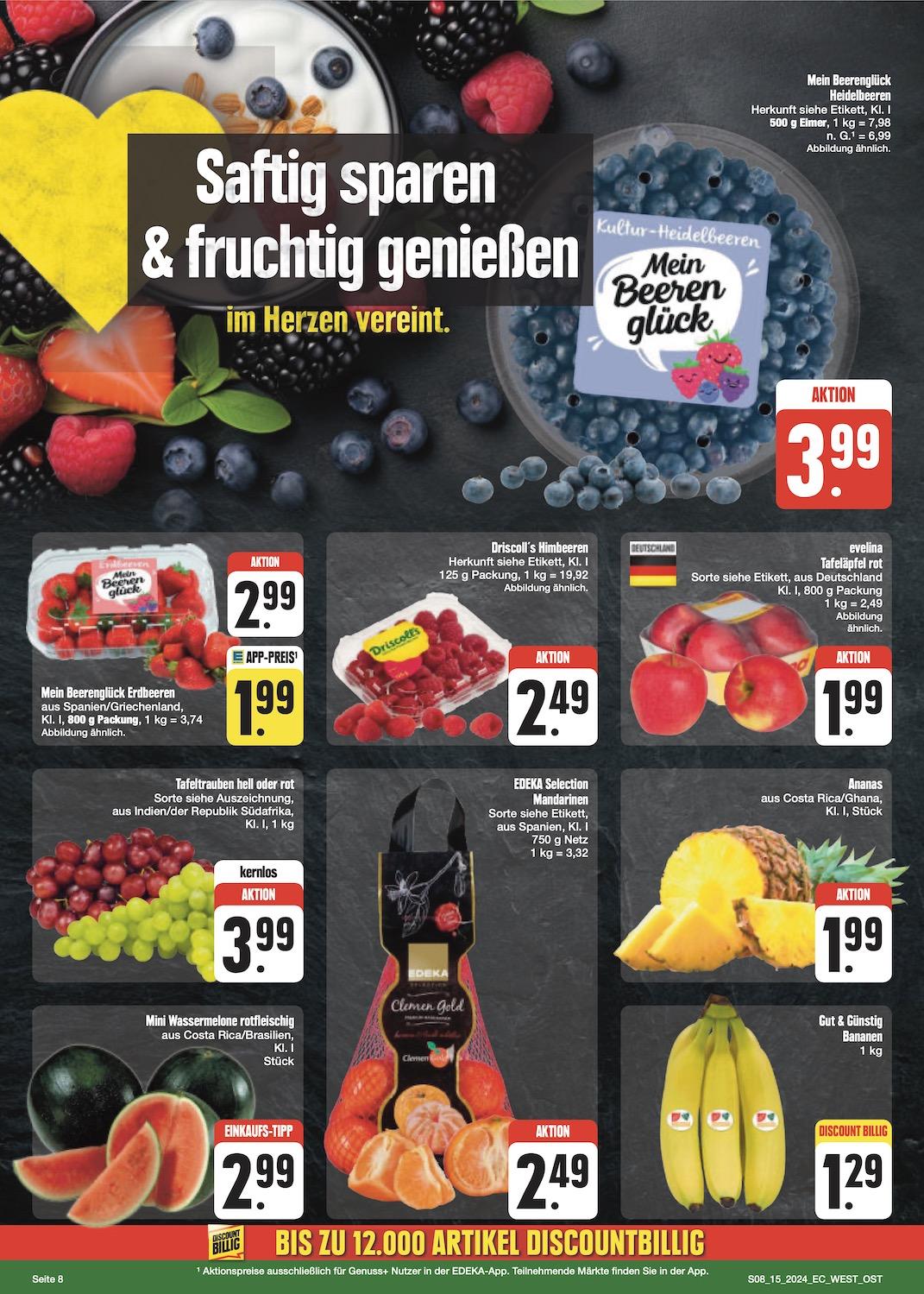 Edeka Prospekt ab Montag - Sachsen Seite 8