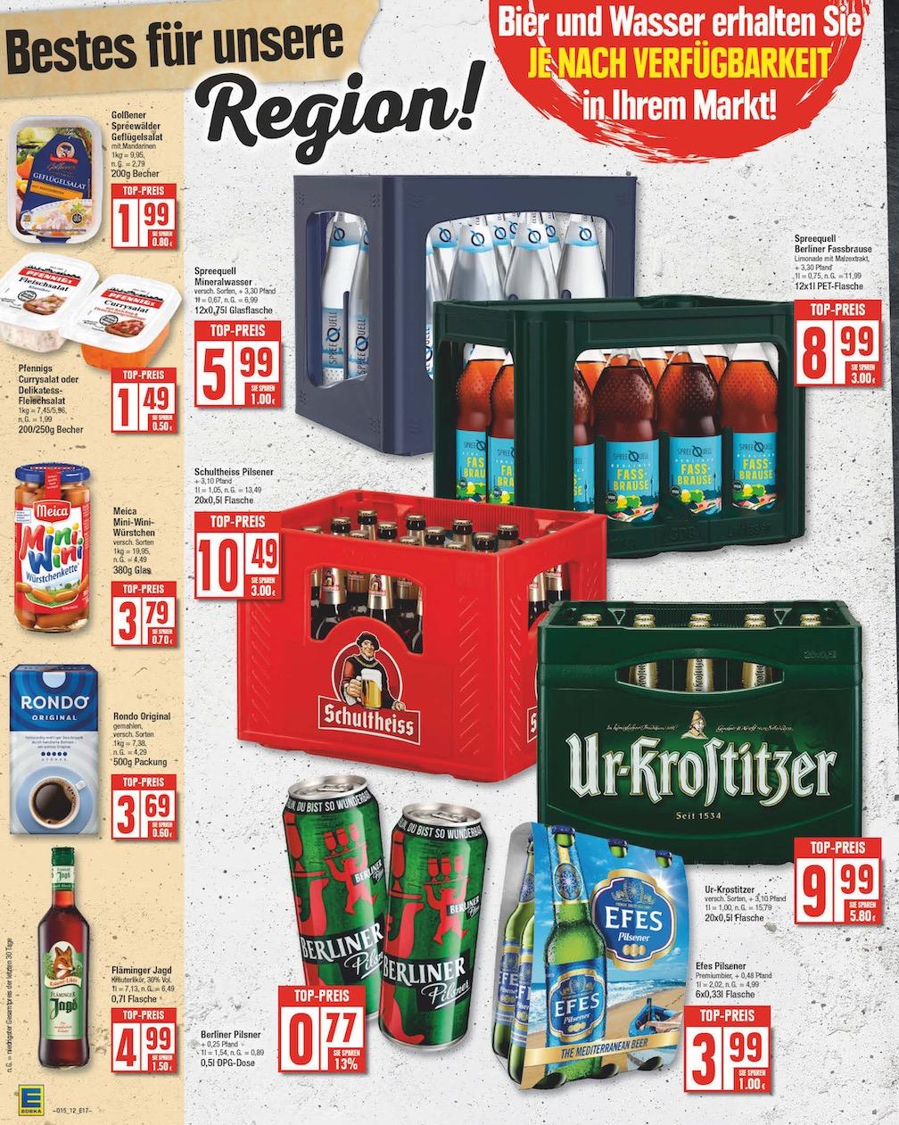 Edeka Prospekt ab Montag - Berlin Seite 12