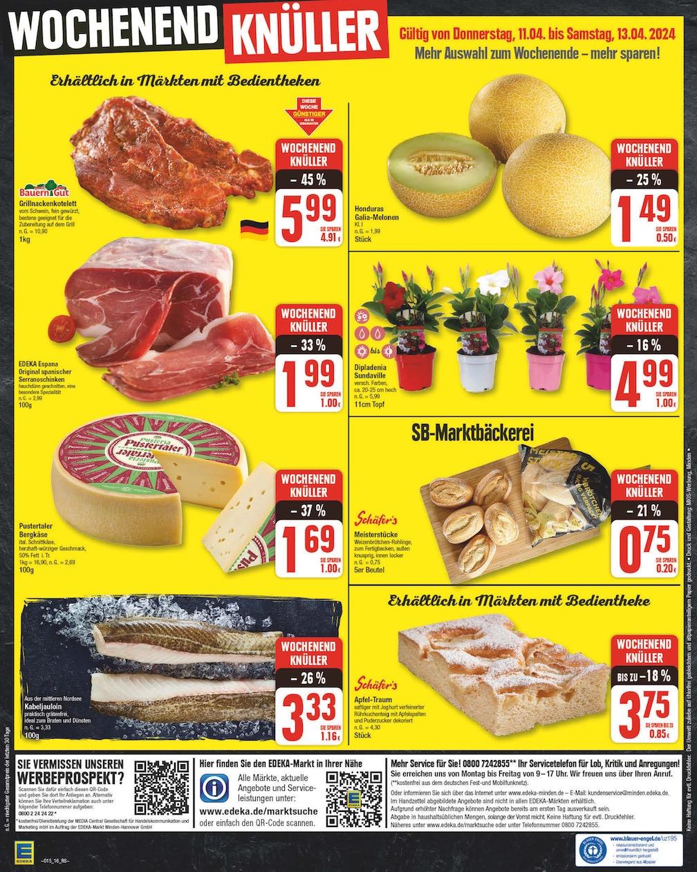 Edeka Prospekt ab Montag - Berlin Seite 16