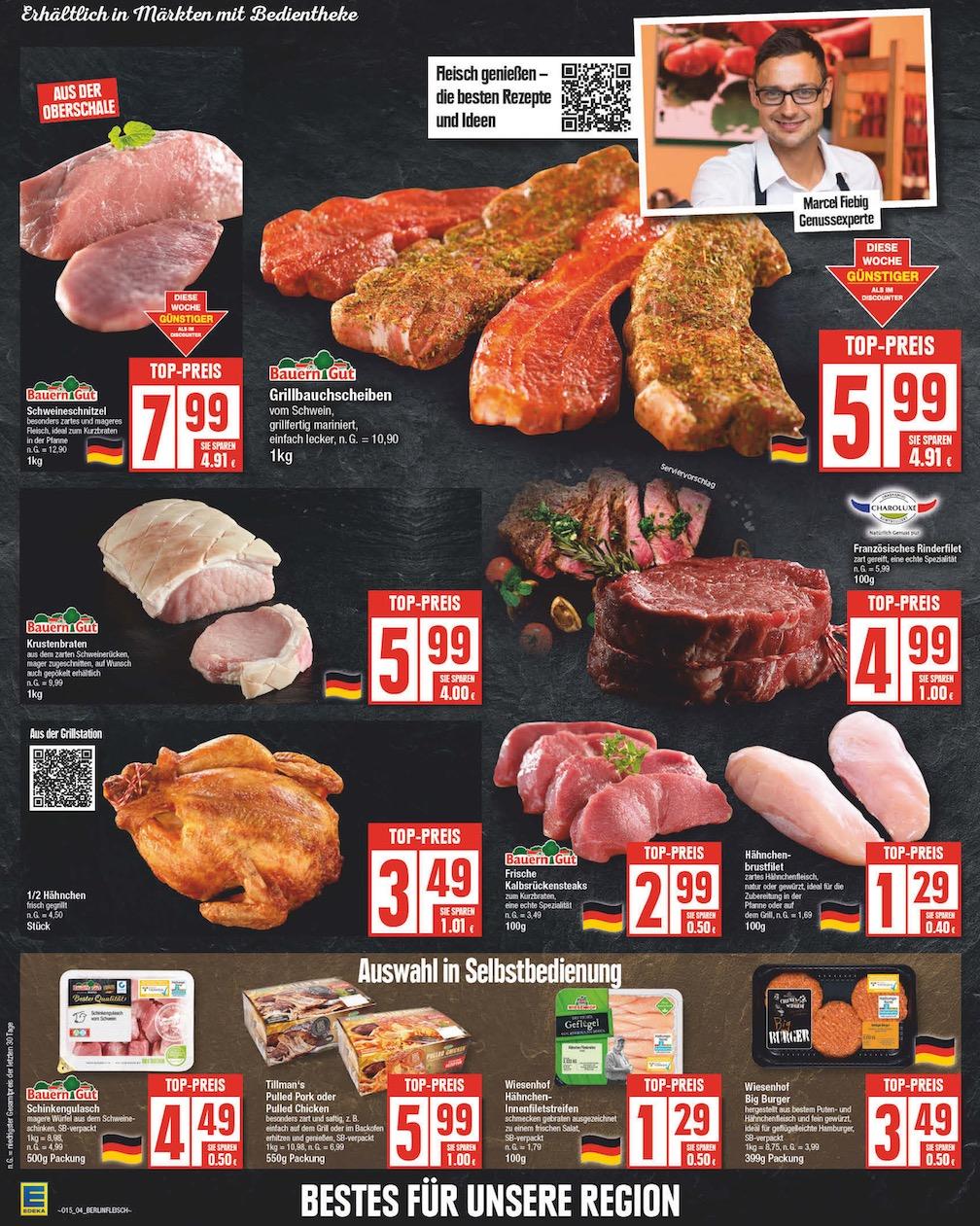 Edeka Prospekt ab Montag - Berlin Seite 4