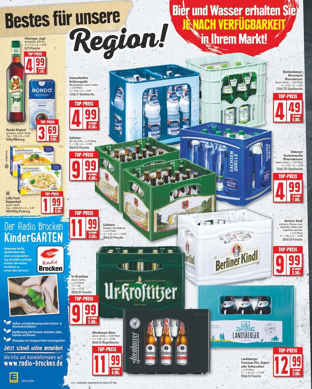 Edeka Prospekt ab Montag - Sachsen-Anhalt Seite 12