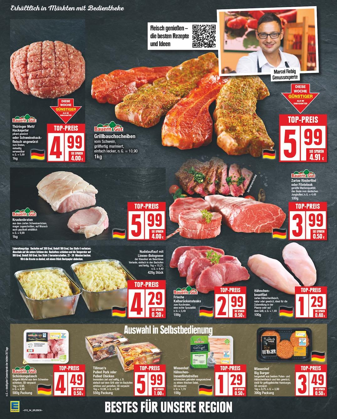 Edeka Prospekt ab Montag - Sachsen-Anhalt Seite 4