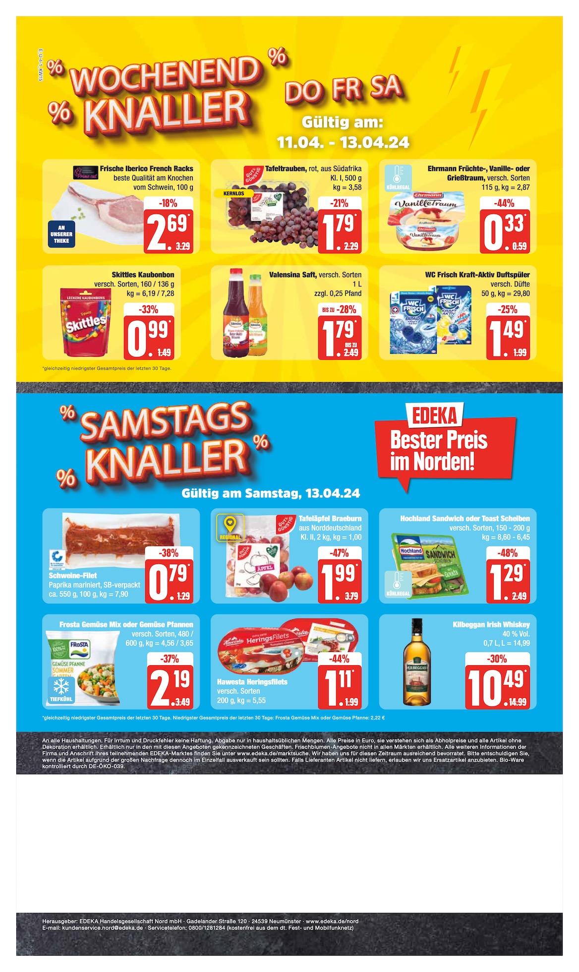 Edeka Prospekt ab Montag - Schleswig - Holstein Seite 4