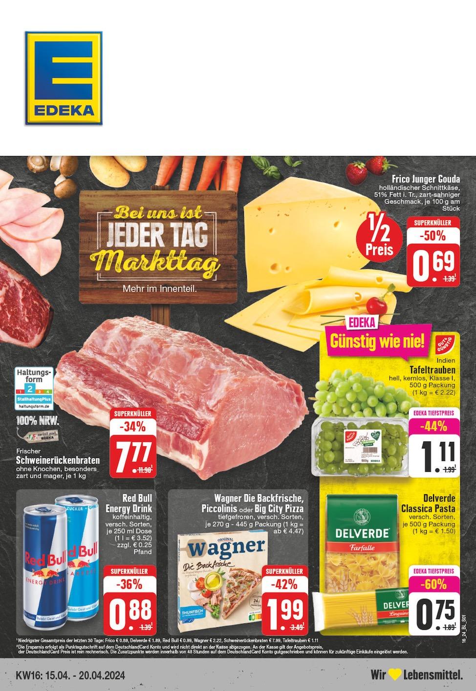 Edeka Prospekt ab Montag - Nordrhein - Westfalen Seite 1