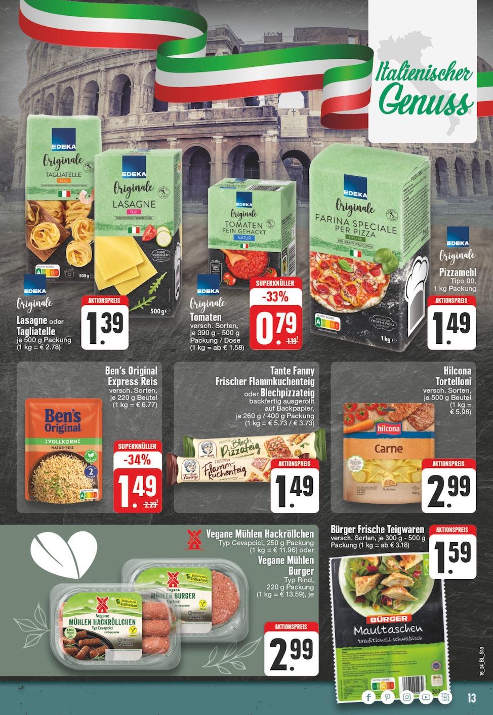 Edeka Prospekt ab Montag - Nordrhein - Westfalen Seite 13
