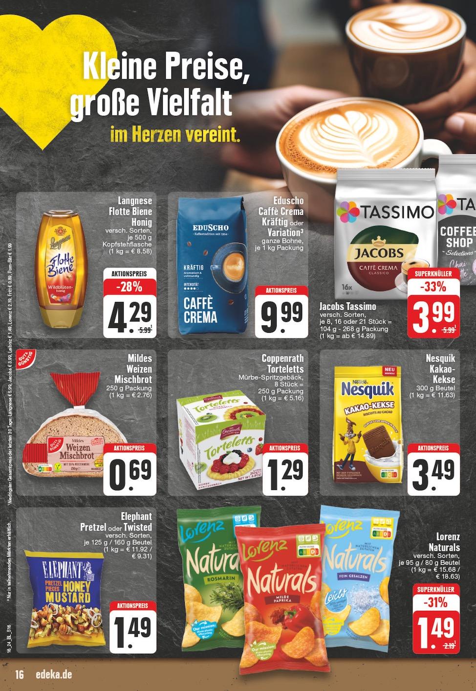 Edeka Prospekt ab Montag - Nordrhein - Westfalen Seite 16