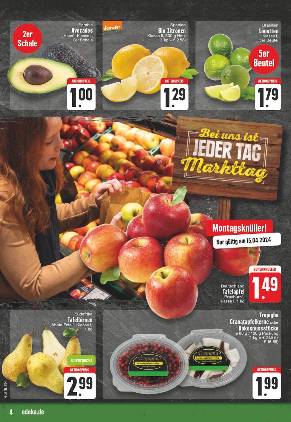 Edeka Prospekt ab Montag - Nordrhein - Westfalen Seite 4