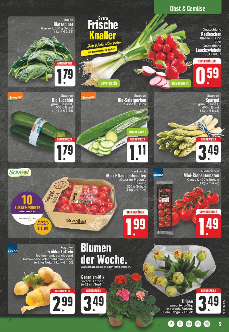 Edeka Prospekt ab Montag - Nordrhein - Westfalen Seite 5