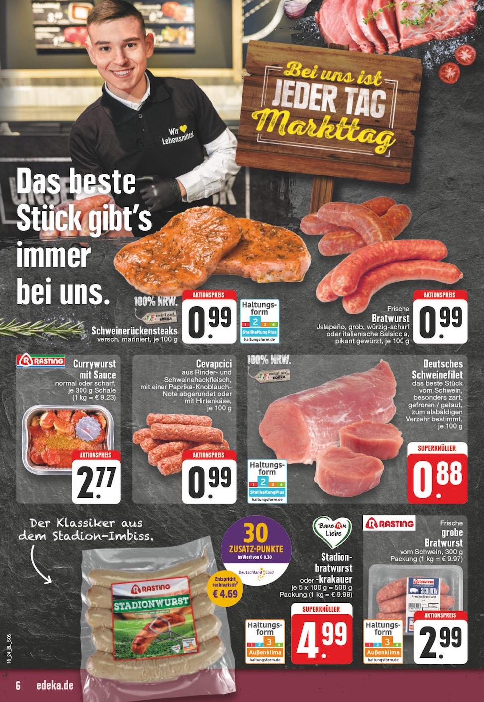 Edeka Prospekt ab Montag - Nordrhein - Westfalen Seite 6