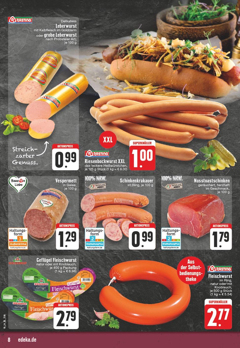 Edeka Prospekt ab Montag - Nordrhein - Westfalen Seite 8