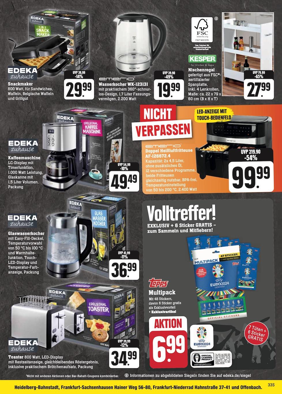 Edeka Prospekt ab Montag - Hessen Seite 33