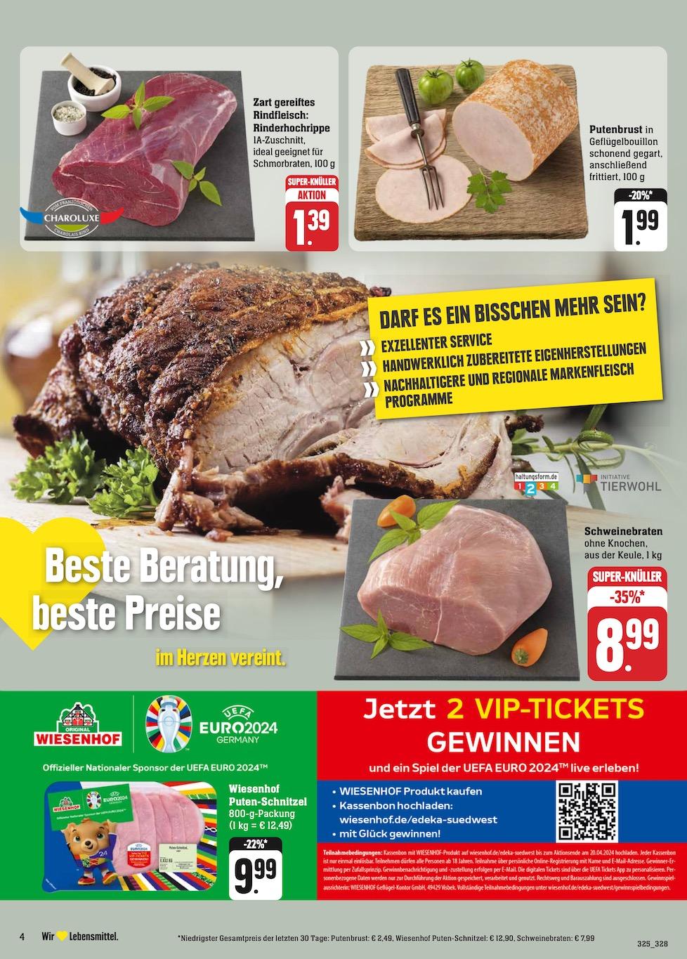 Edeka Prospekt ab Montag - Rheinland - Pfalz Seite 4