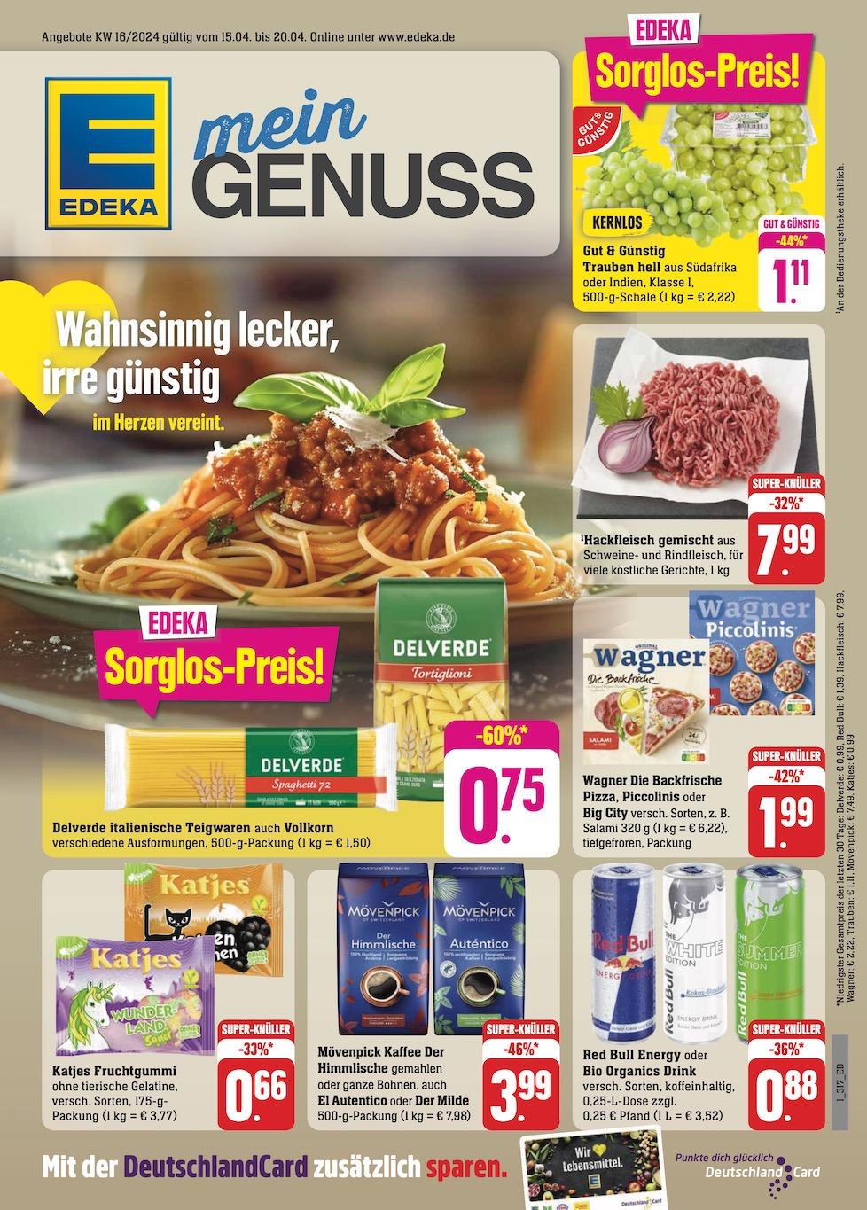 Edeka Prospekt ab Montag - Baden - Württemberg Seite 1