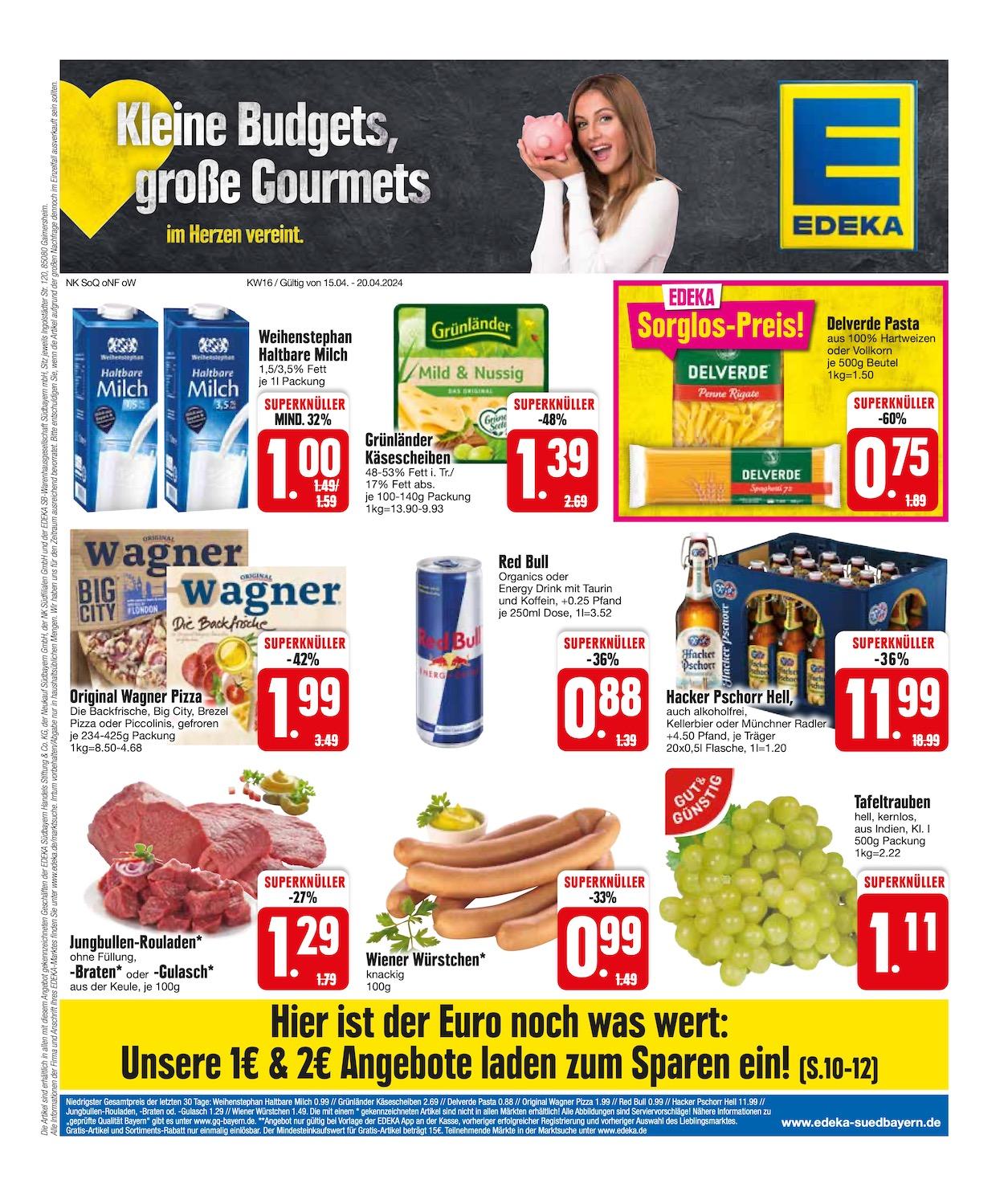 Edeka Prospekt ab Montag - Bayern Süd Seite 1