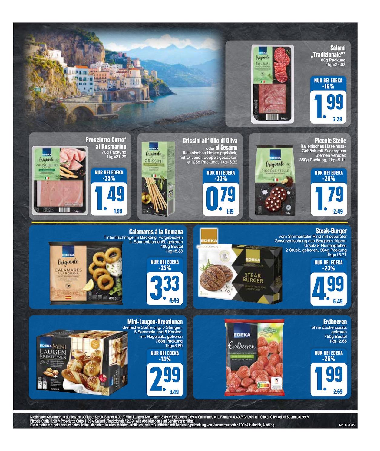 Edeka Prospekt ab Montag - Bayern Süd Seite 19