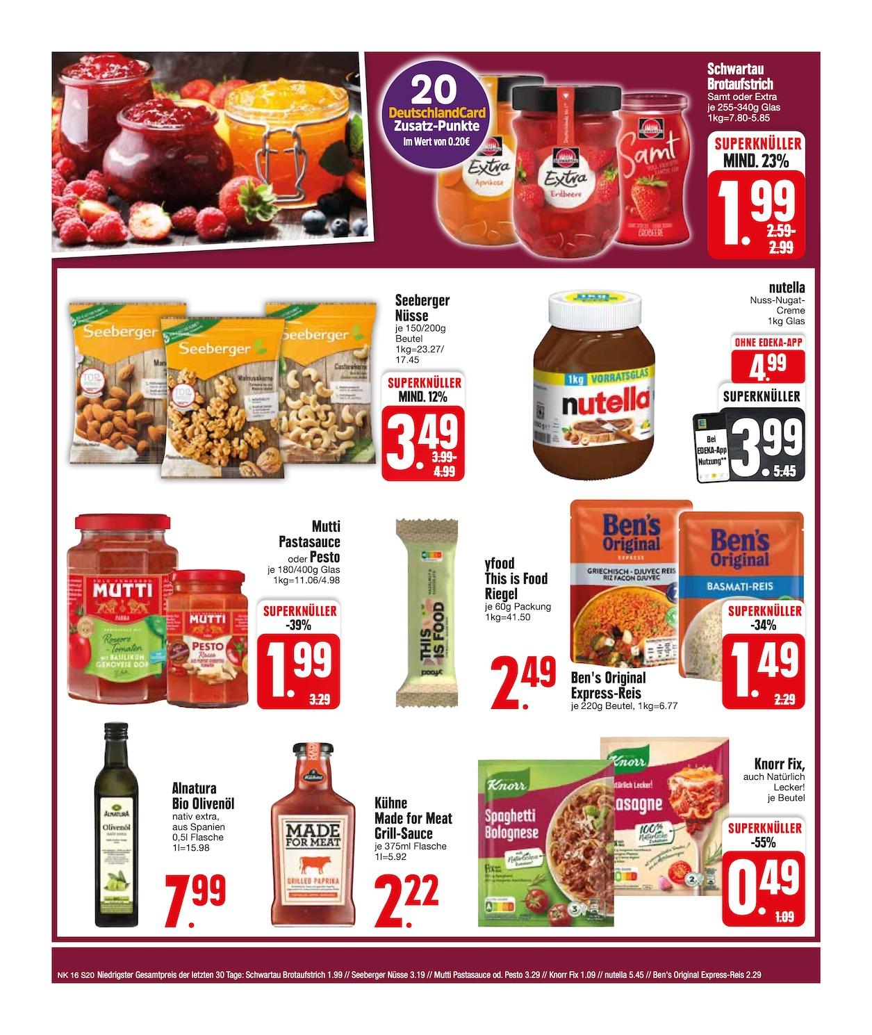 Edeka Prospekt ab Montag - Bayern Süd Seite 20