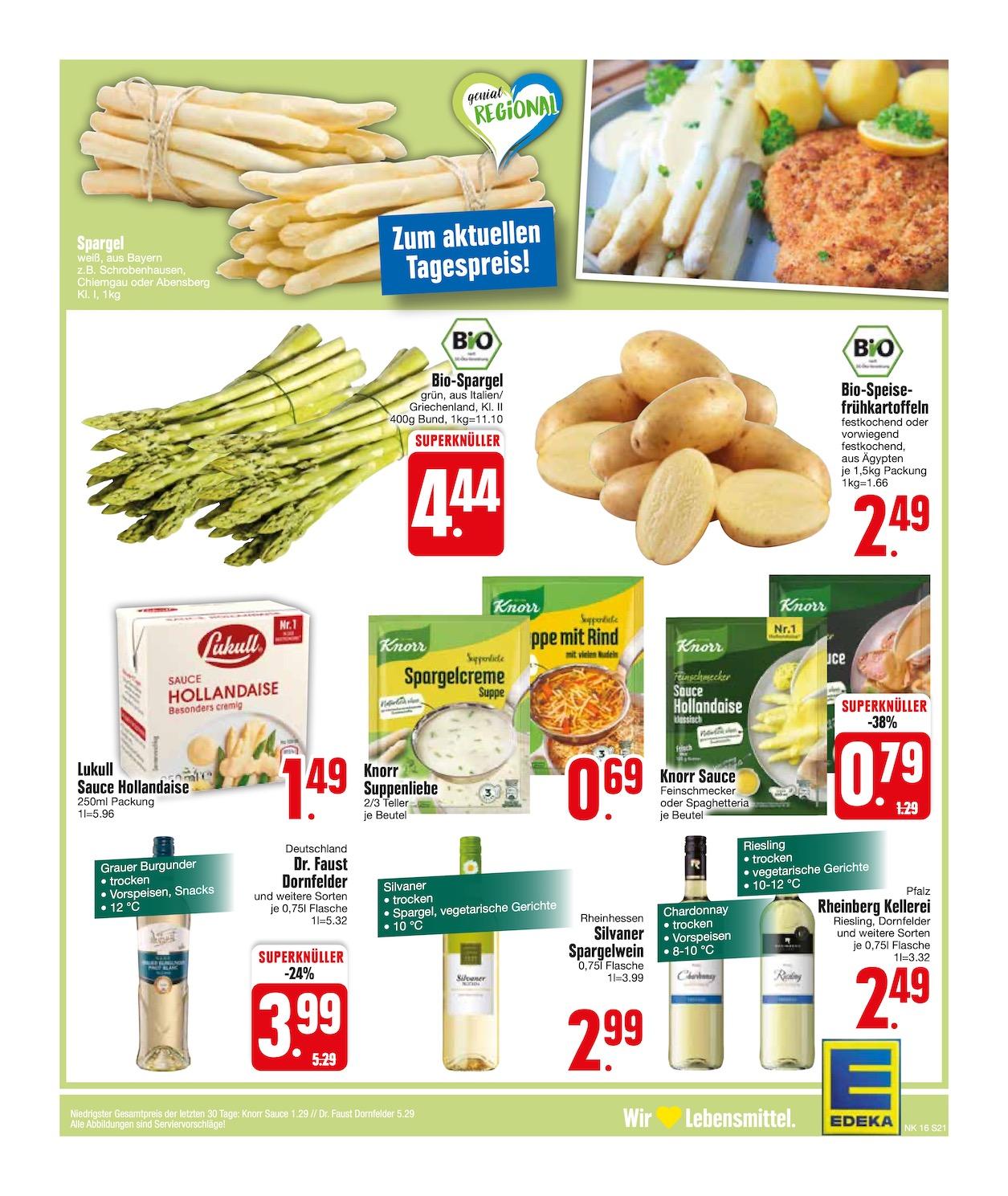 Edeka Prospekt ab Montag - Bayern Süd Seite 21