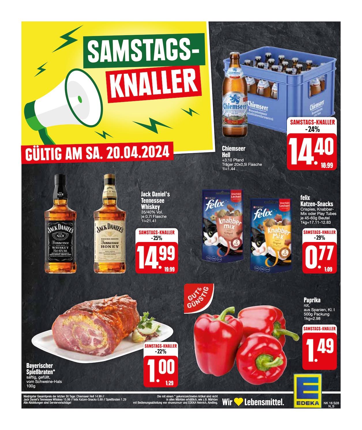 Edeka Prospekt ab Montag - Bayern Süd Seite 28