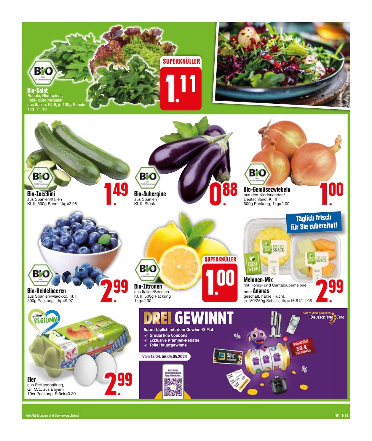 Edeka Prospekt ab Montag - Bayern Süd Seite 3