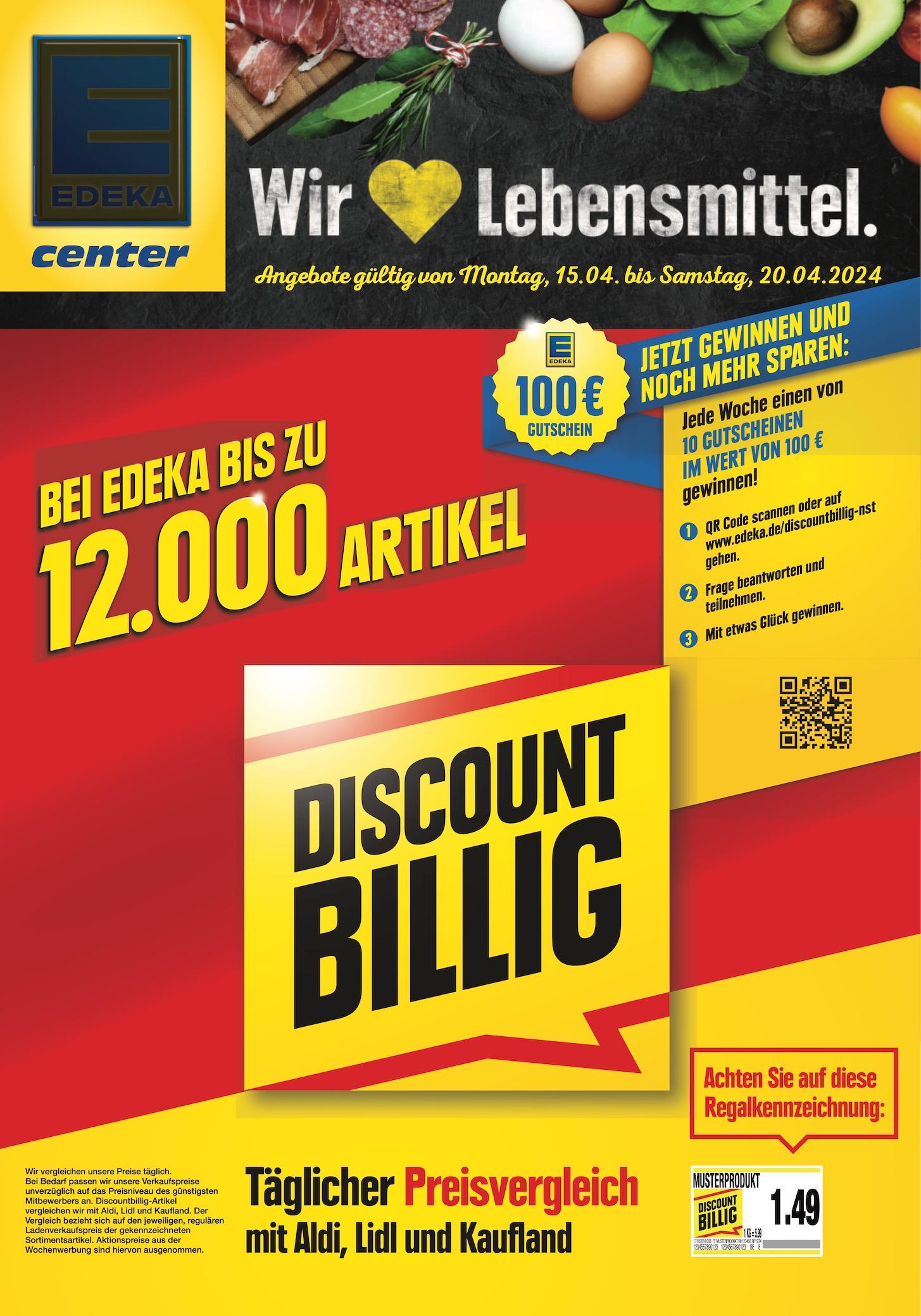 Edeka Prospekt ab Montag - Bayern Nord Seite 1