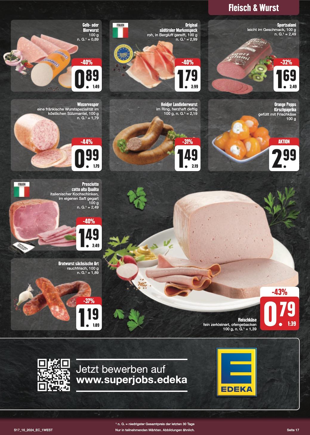 Edeka Prospekt ab Montag - Bayern Nord Seite 19