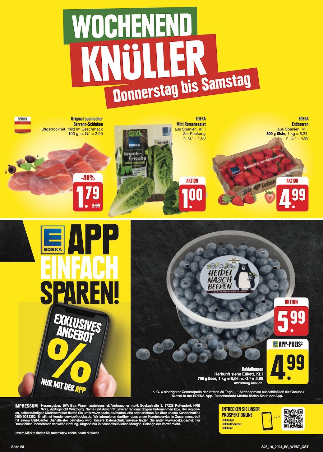 Edeka Prospekt ab Montag - Bayern Nord Seite 30