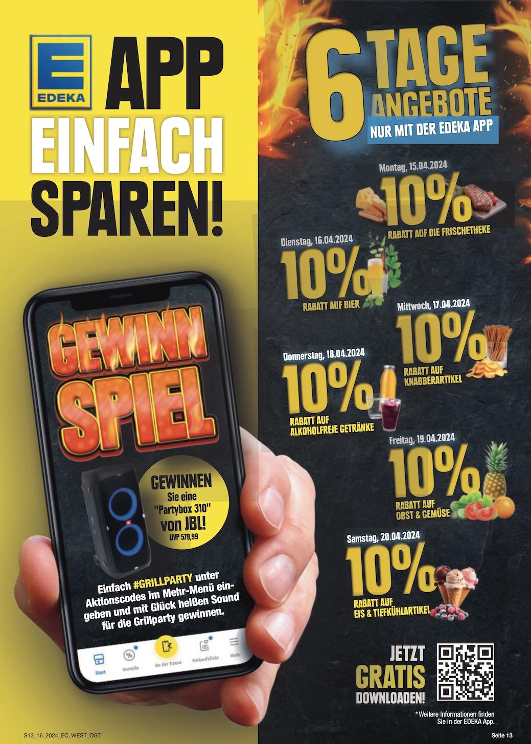 Edeka Prospekt ab Montag - Sachsen Seite 15