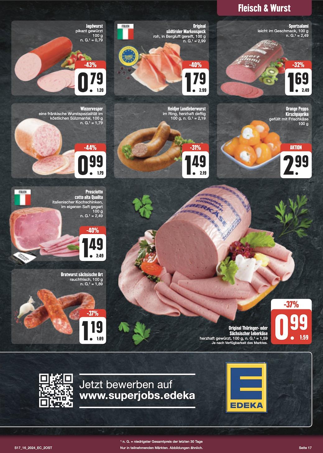 Edeka Prospekt ab Montag - Sachsen Seite 19