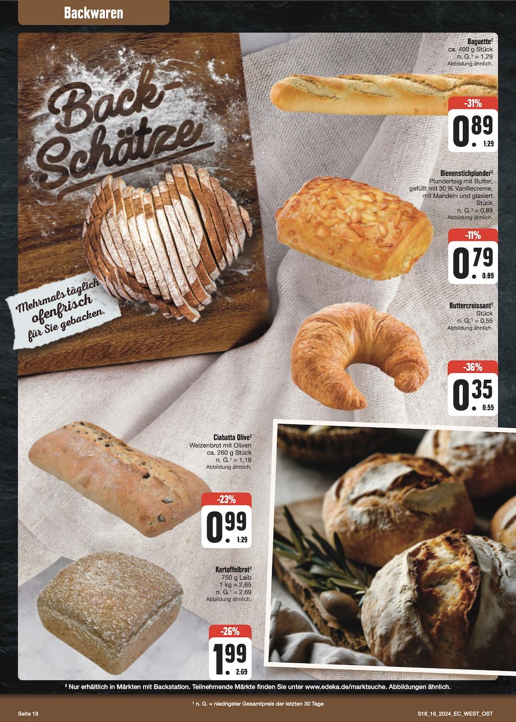 Edeka Prospekt ab Montag - Sachsen Seite 20