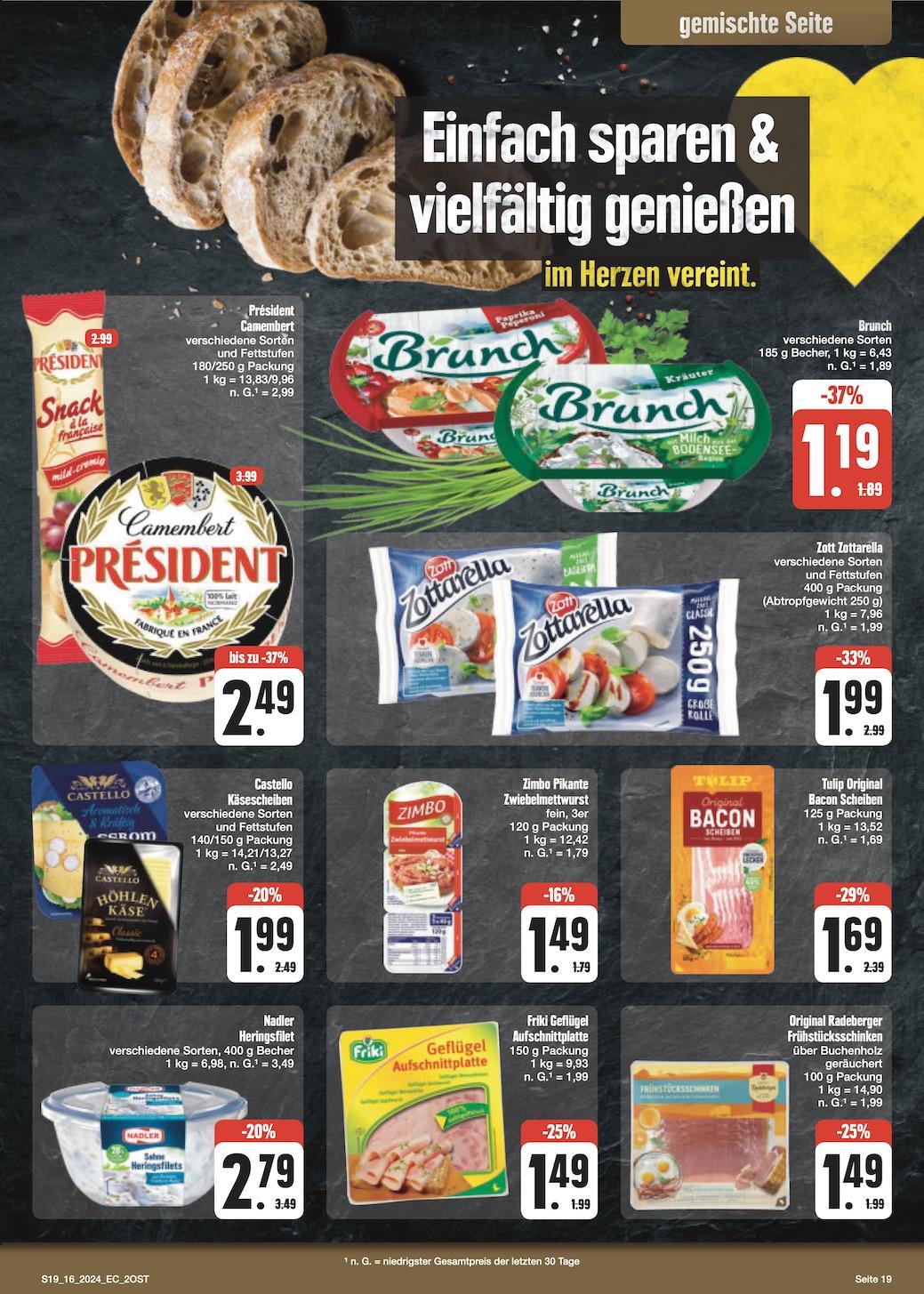 Edeka Prospekt ab Montag - Sachsen Seite 21