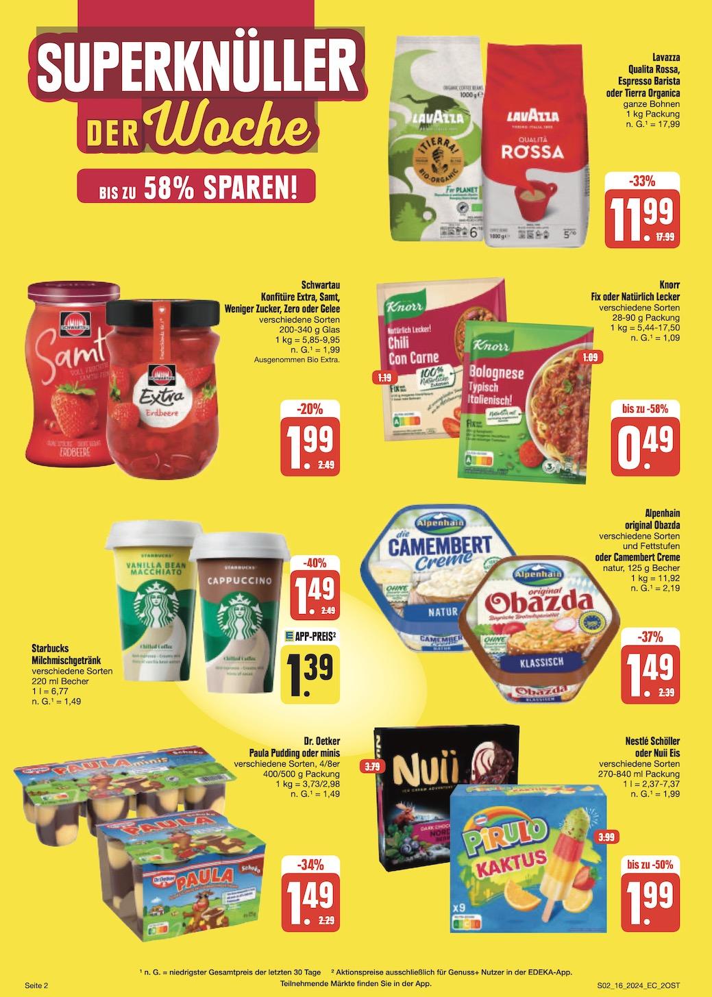 Edeka Prospekt ab Montag - Sachsen Seite 4