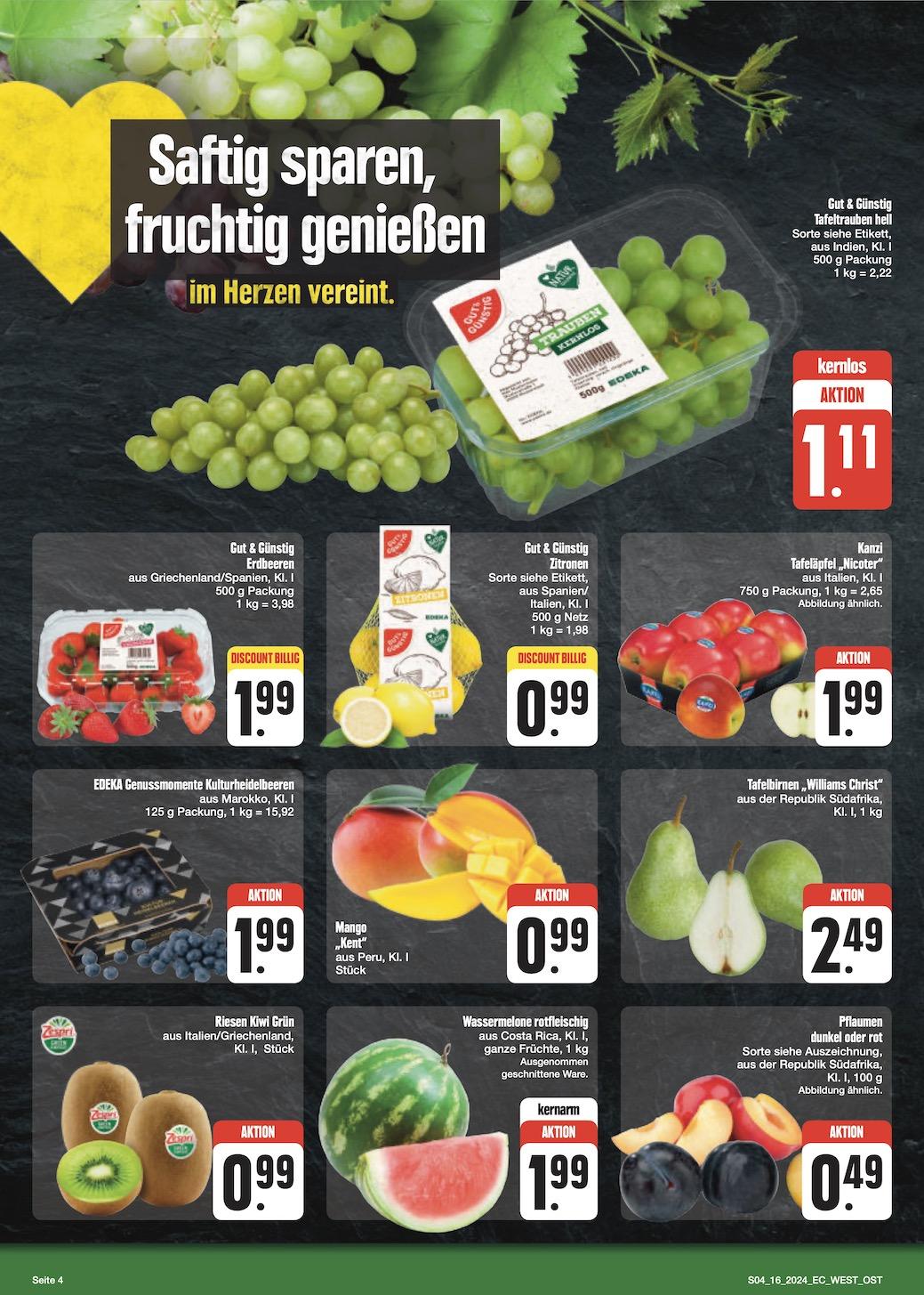 Edeka Prospekt ab Montag - Sachsen Seite 6