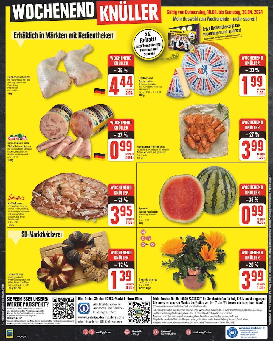 Edeka Prospekt ab Montag - Berlin Seite 16