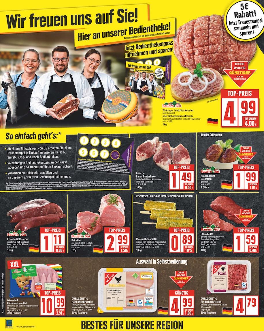 Edeka Prospekt ab Montag - Berlin Seite 6