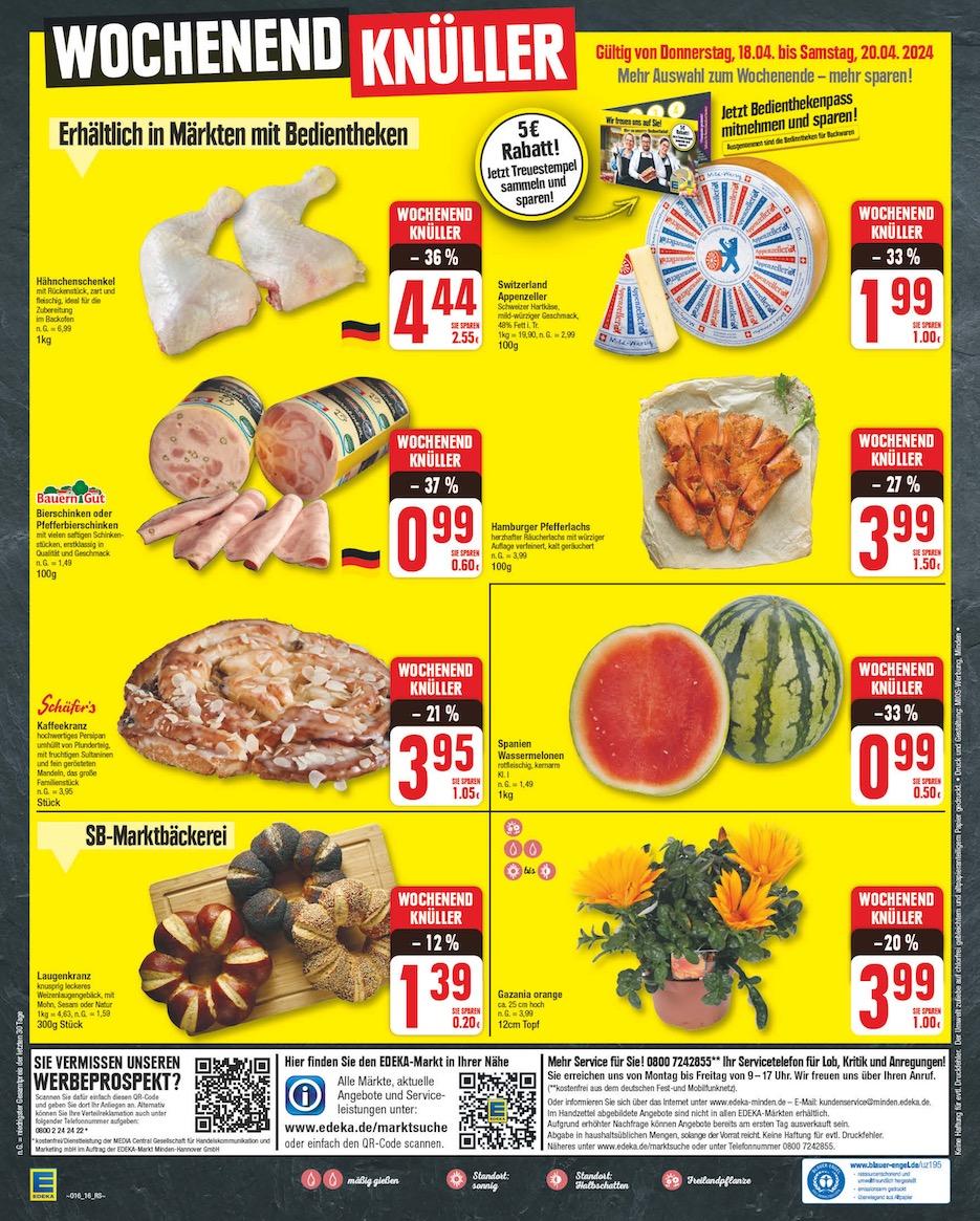 Edeka Prospekt ab Montag - Brandenburg Seite 16