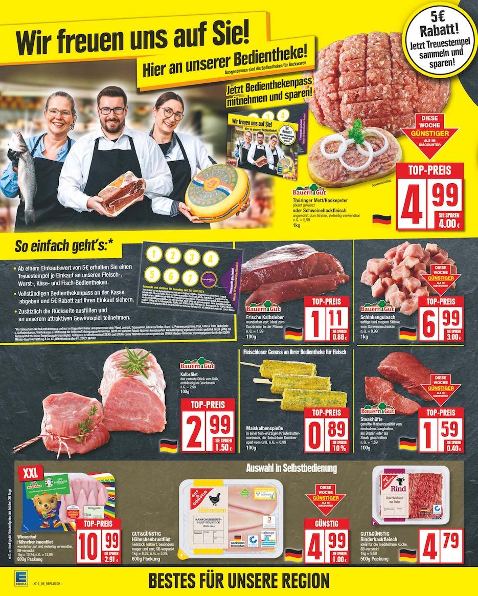 Edeka Prospekt ab Montag - Brandenburg Seite 6