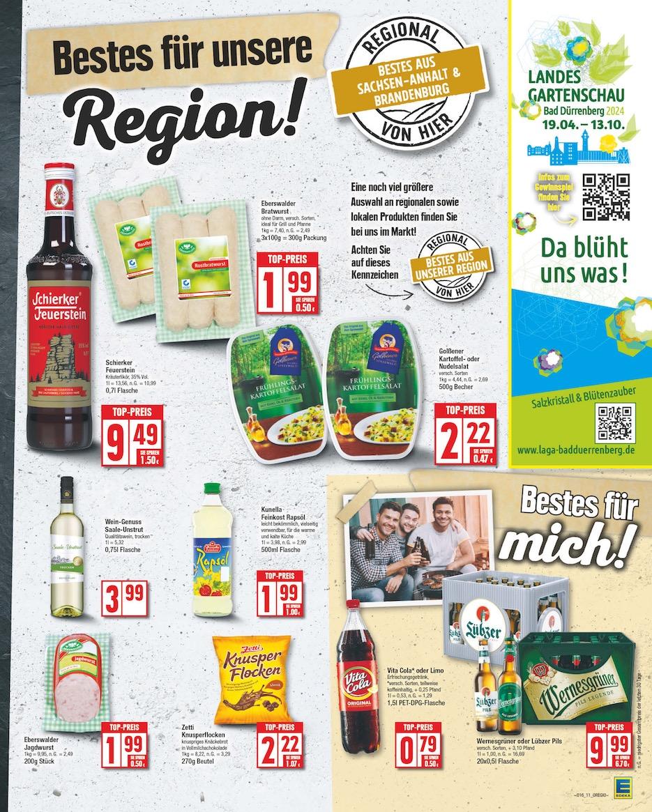 Edeka Prospekt ab Montag - Sachsen-Anhalt Seite 11