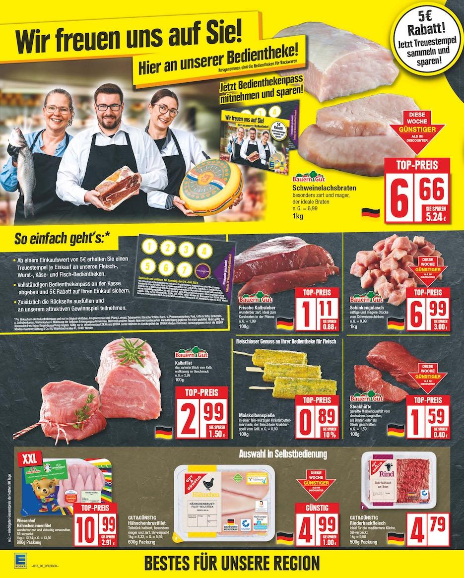 Edeka Prospekt ab Montag - Sachsen-Anhalt Seite 6