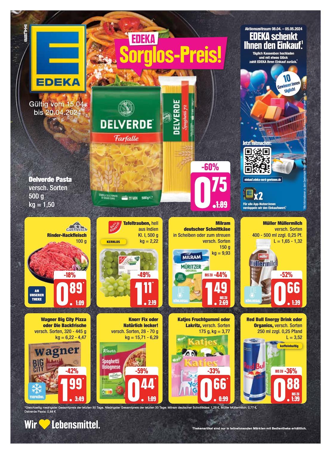 Edeka Prospekt ab Montag - Schleswig - Holstein Seite 1