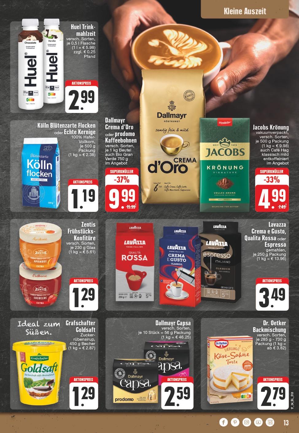 Edeka Prospekt ab Montag - Nordrhein - Westfalen Seite 13
