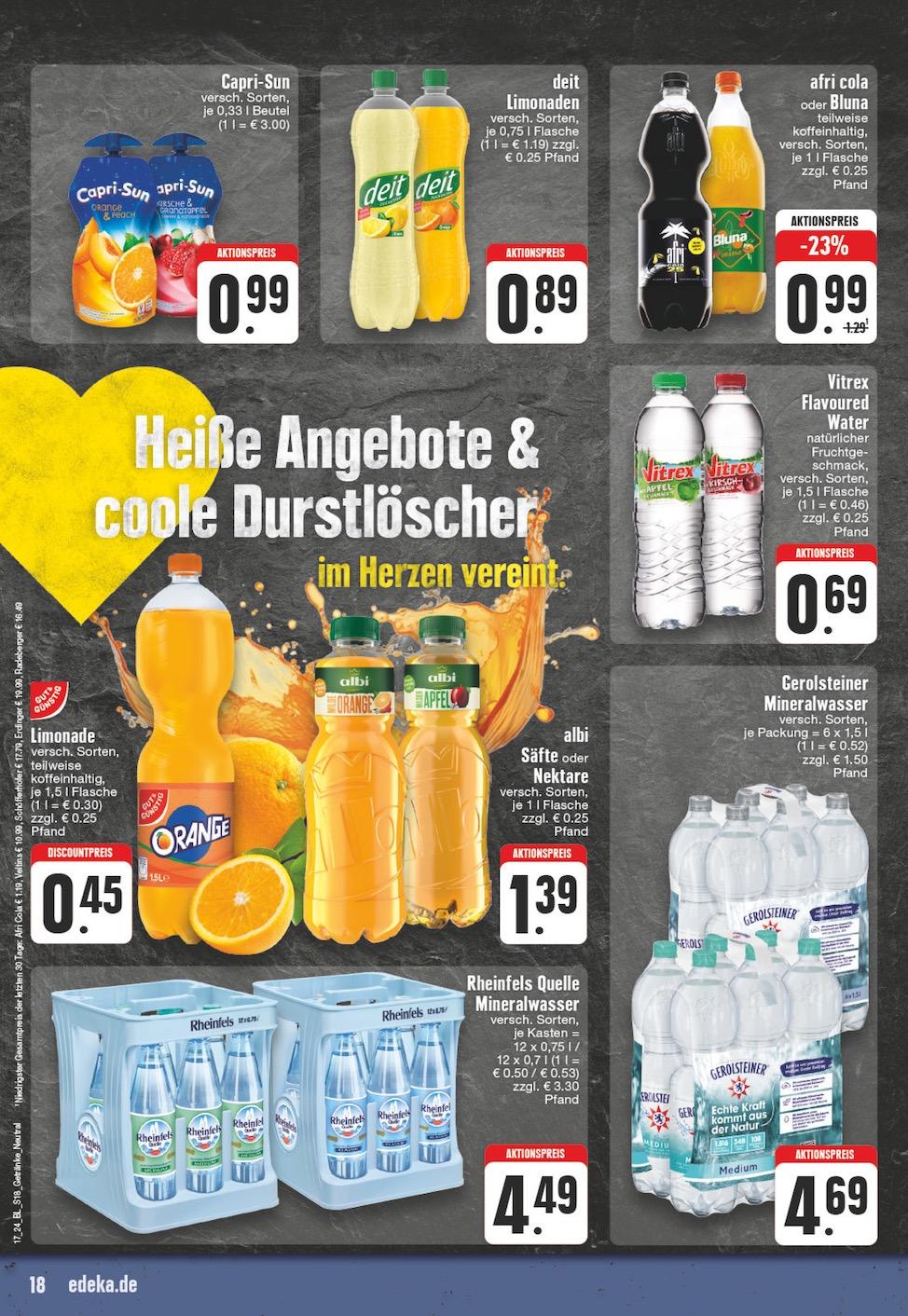 Edeka Prospekt ab Montag - Nordrhein - Westfalen Seite 18