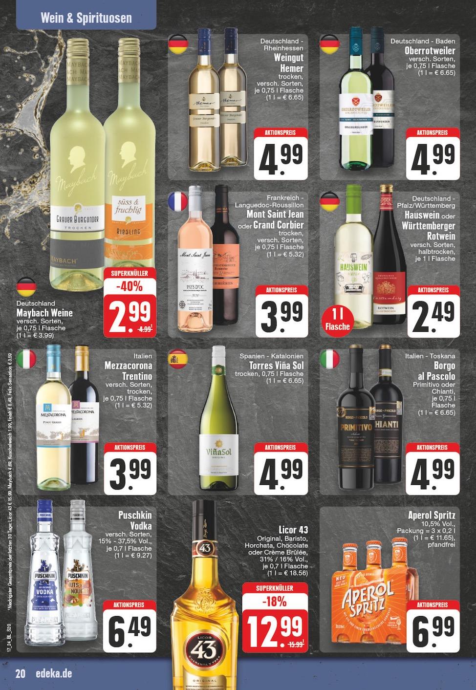Edeka Prospekt ab Montag - Nordrhein - Westfalen Seite 20
