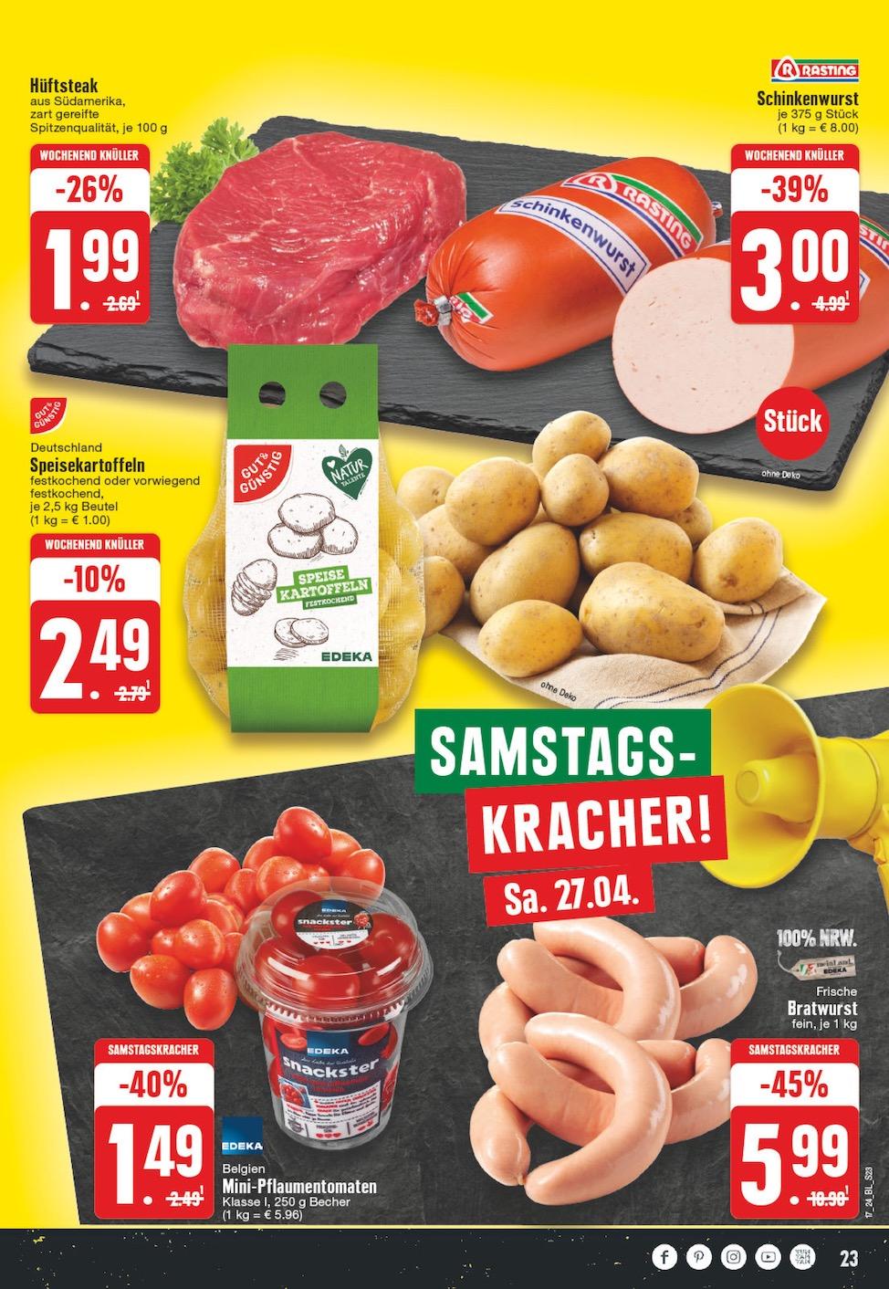 Edeka Prospekt ab Montag - Nordrhein - Westfalen Seite 23