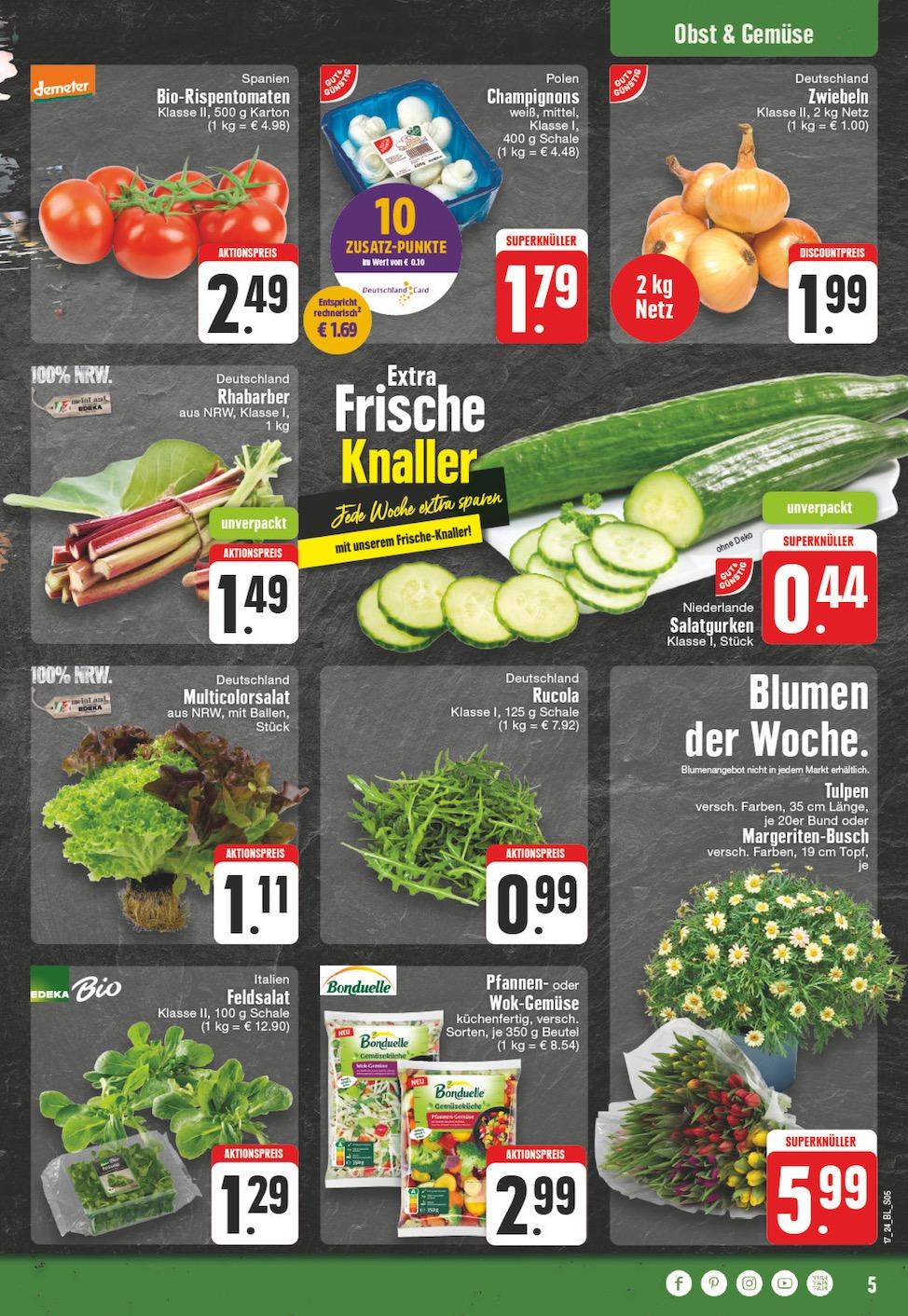 Edeka Prospekt ab Montag - Nordrhein - Westfalen Seite 5