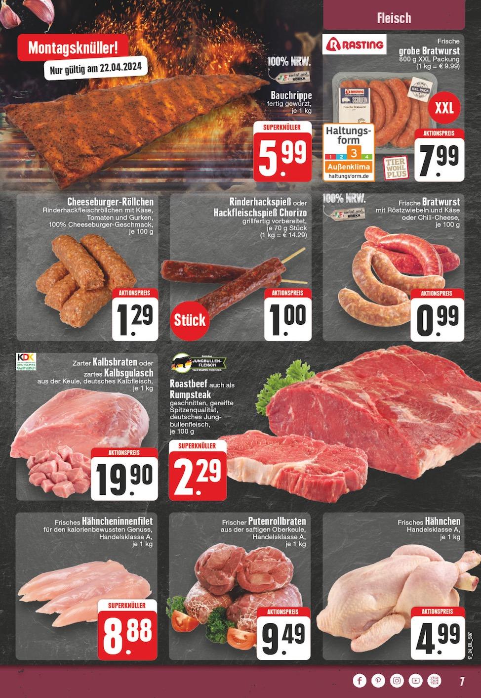 Edeka Prospekt ab Montag - Nordrhein - Westfalen Seite 7