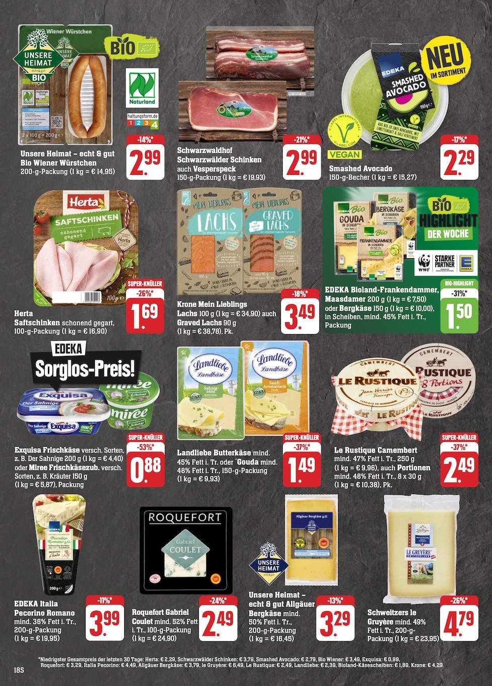 Edeka Prospekt ab Montag - Hessen Seite 18