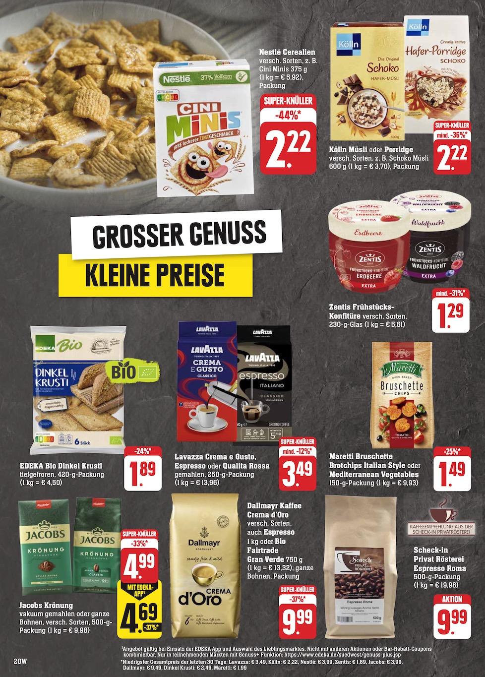 Edeka Prospekt ab Montag - Hessen Seite 20