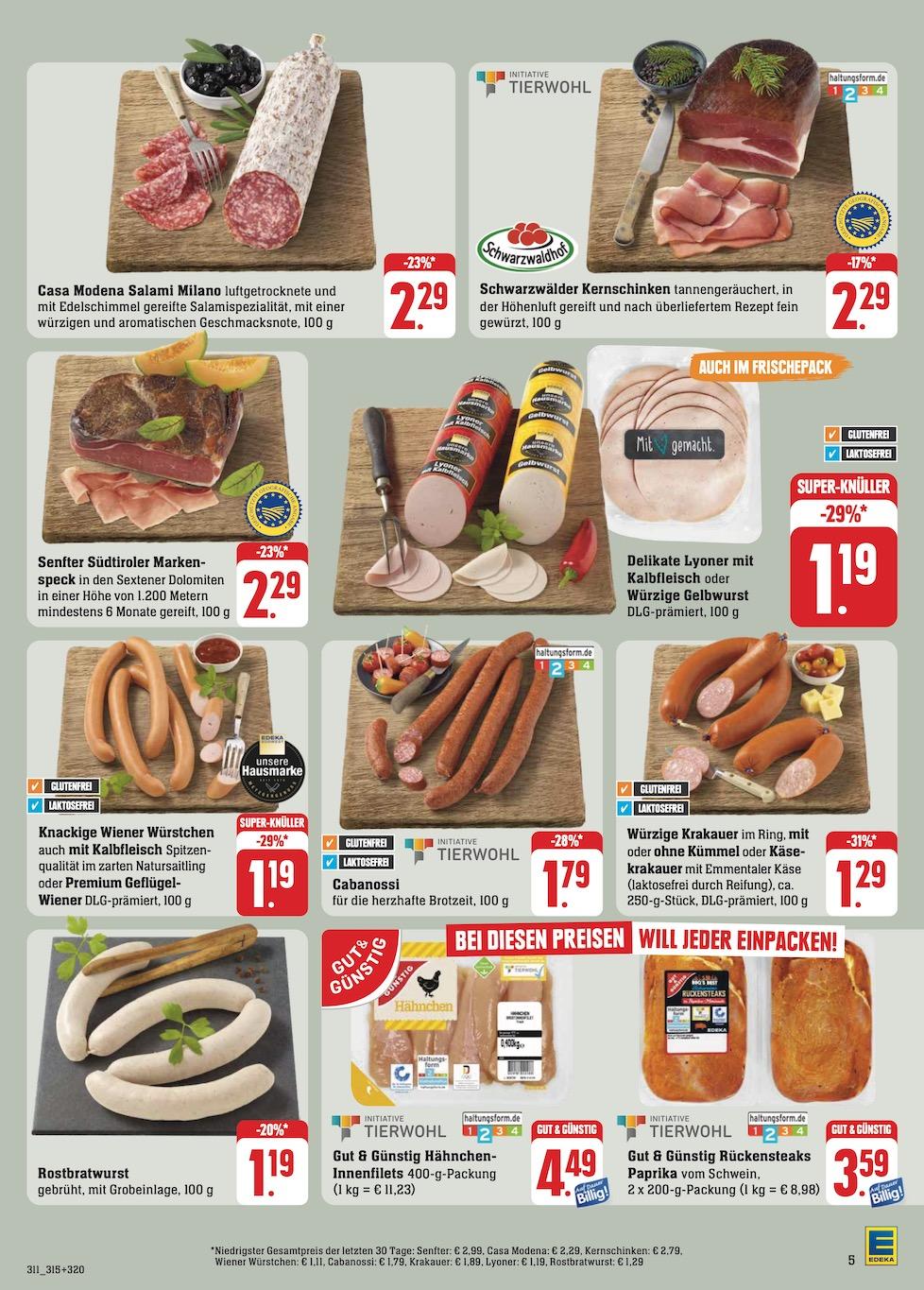 Edeka Prospekt ab Montag - Rheinland - Pfalz Seite 5