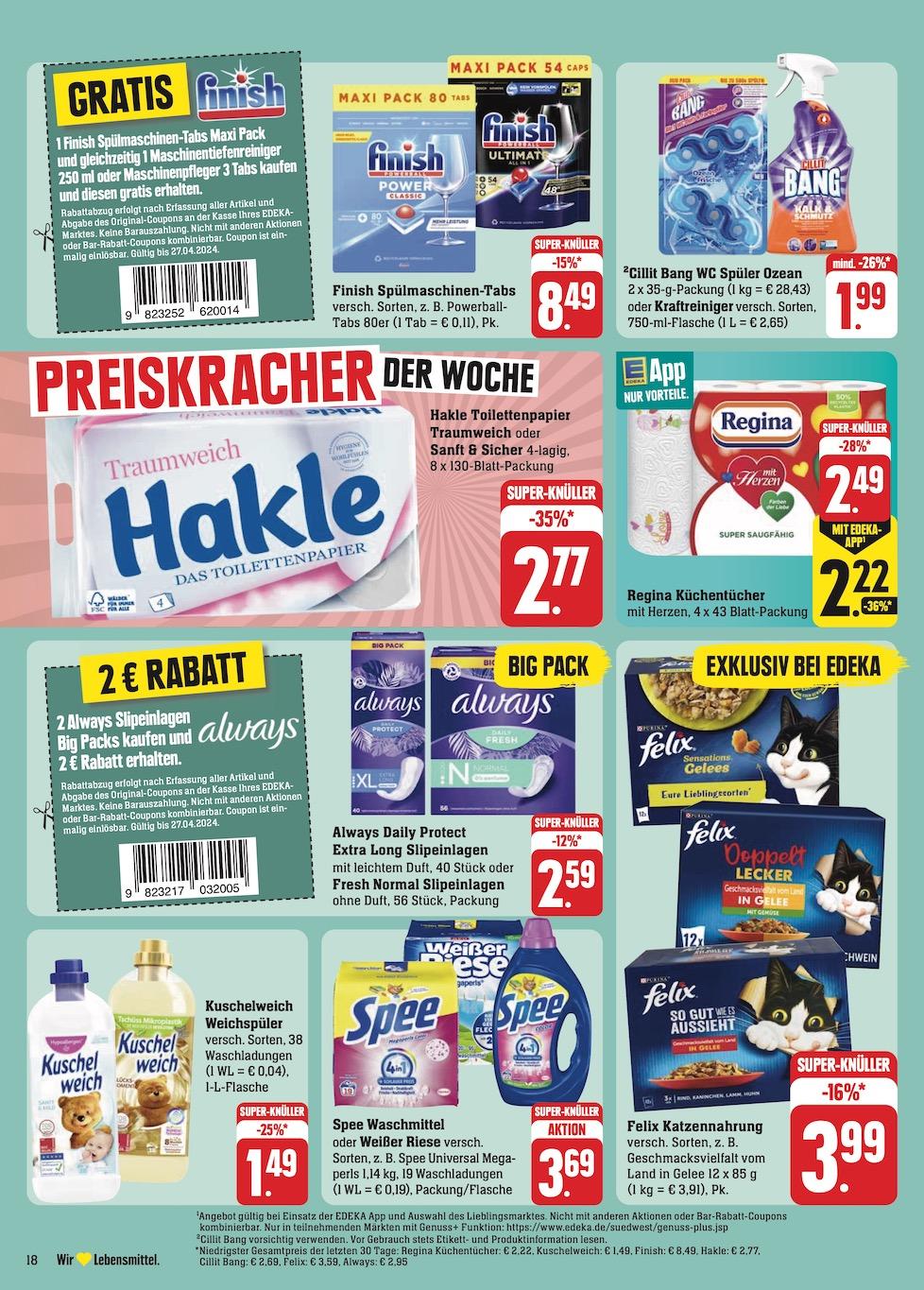 Edeka Prospekt ab Montag - Baden - Württemberg Seite 24